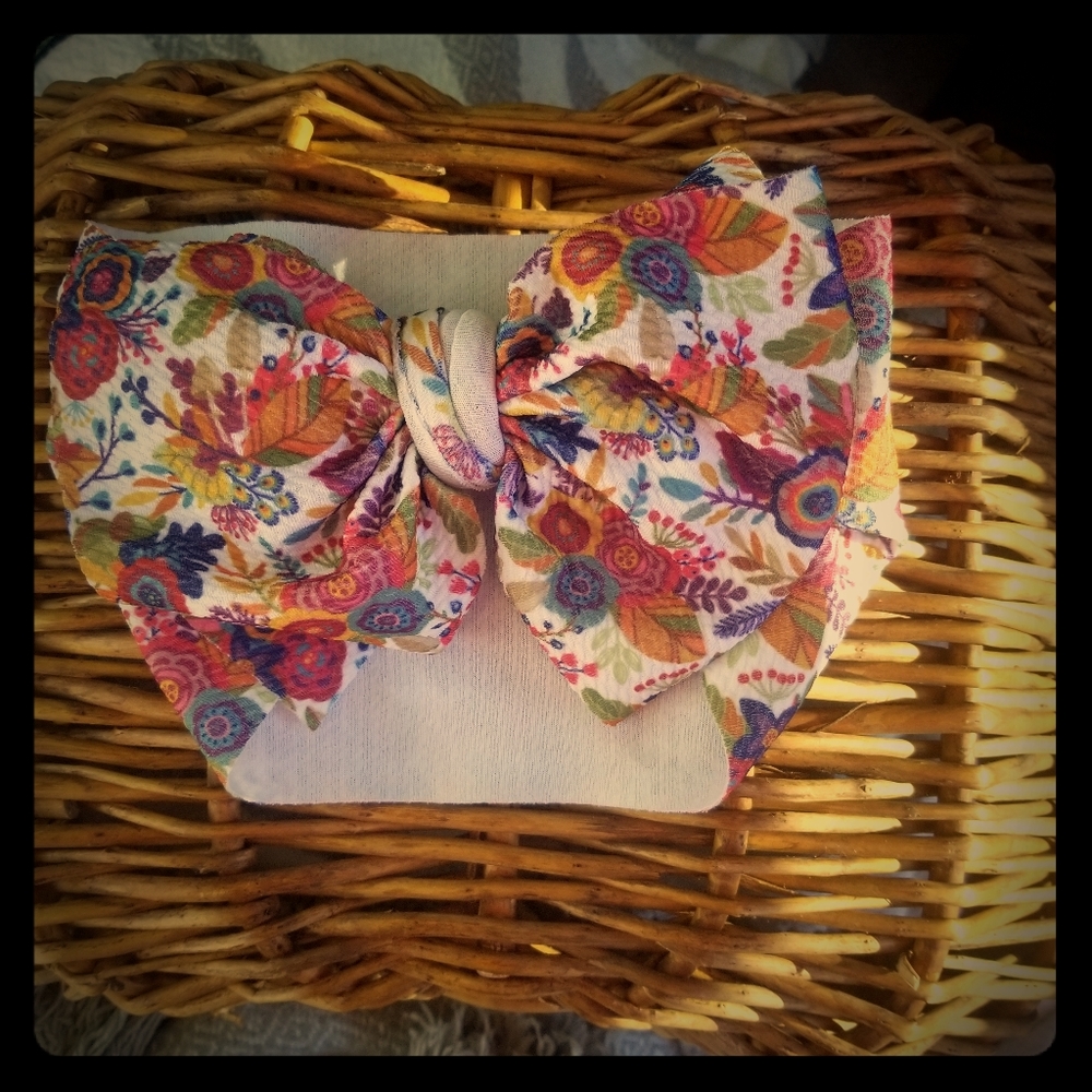 🆕️pretty floral Headwrap